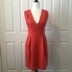 Paprika red Yoana Baraschi wiggle dress pockets!